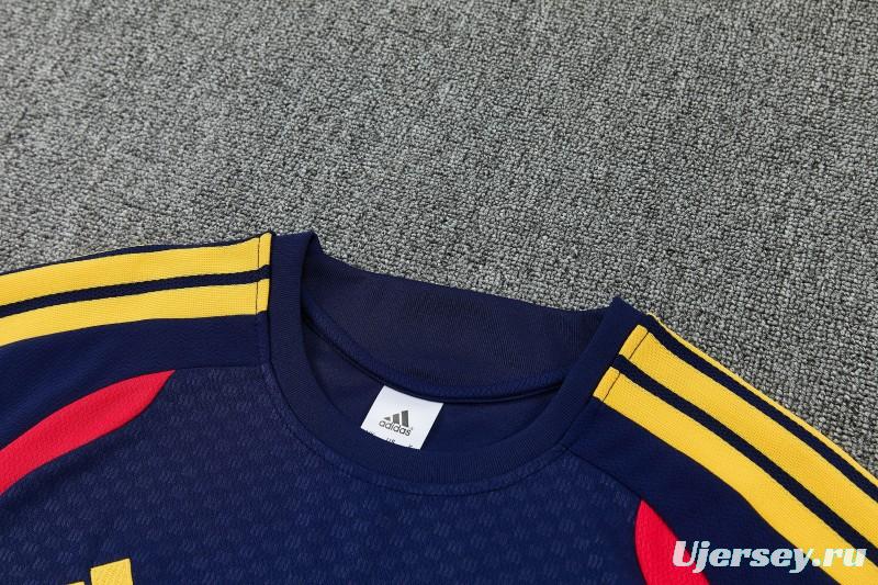 26/27 Arsenal  Navy Blue Short Sleeve+Soccer Shorts