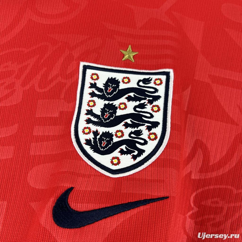 2026 Mens England World Cup Away Long Sleeve Jersey