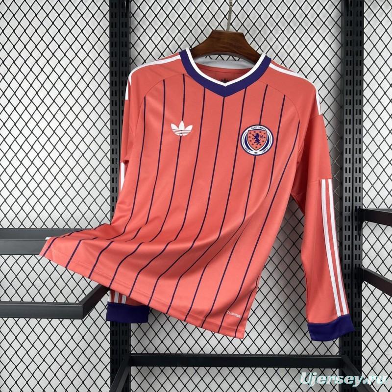 2026 Mens Scotland World Cup Away Long Sleeve Jersey