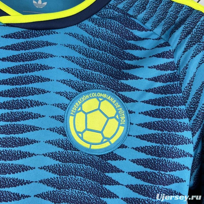 2026 Mens Colombia World Cup Away Long Sleeve Jersey