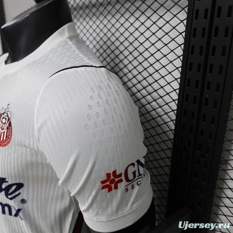 Player Version 26/27 Chivas Guadalajara Away White Jersey