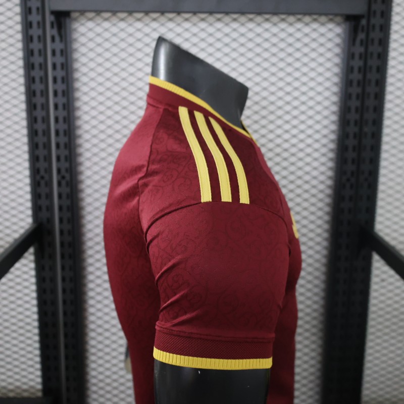 Player Version 26/27 Spain Third  Burgundy Jersey
