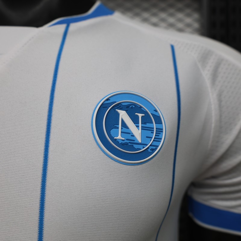 Player Version 26/27 Napoli Away White Jersey with NFC Chip