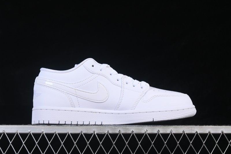 Nike Air Jordan 1 Low Classic White Casual Sneakers for Men - DV0990-111