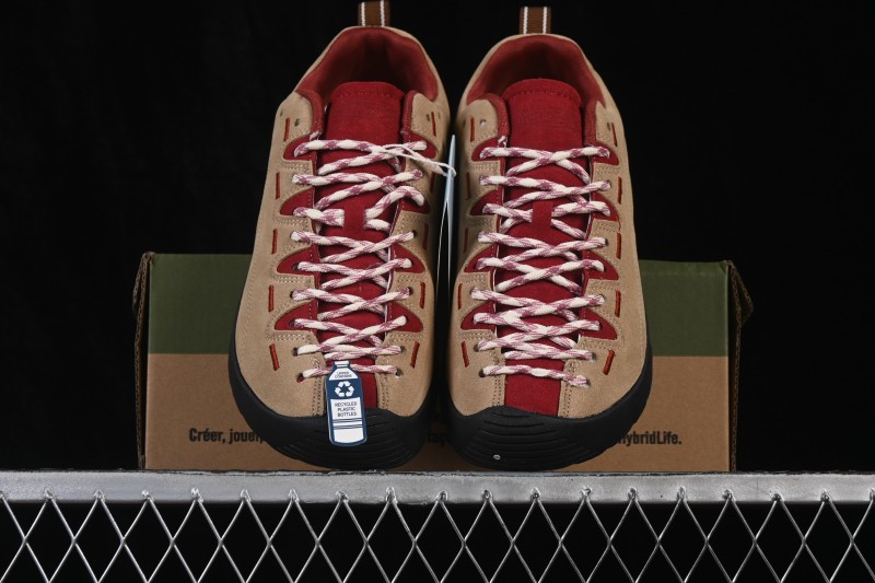 Keen Jasper Retro Street Style Outdoor Shoes in Cream - F.C3