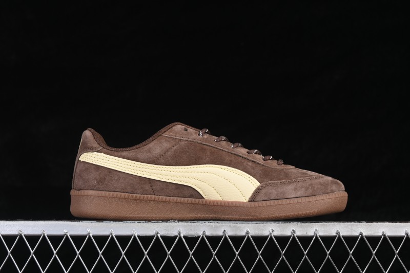 Puma 9-T Suede Retro Skateboarding Shoes with Comfort Cushioning and Non-Slip Outsole - 406756-01