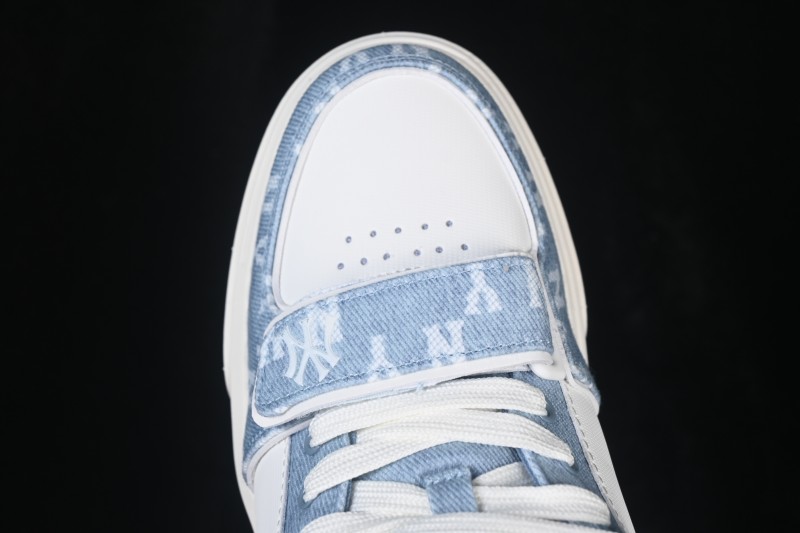 NY MLB Chunky Liner Pocket Monogram New York Yankees Platform Running Shoes - 3ASXMDM6N50BLS