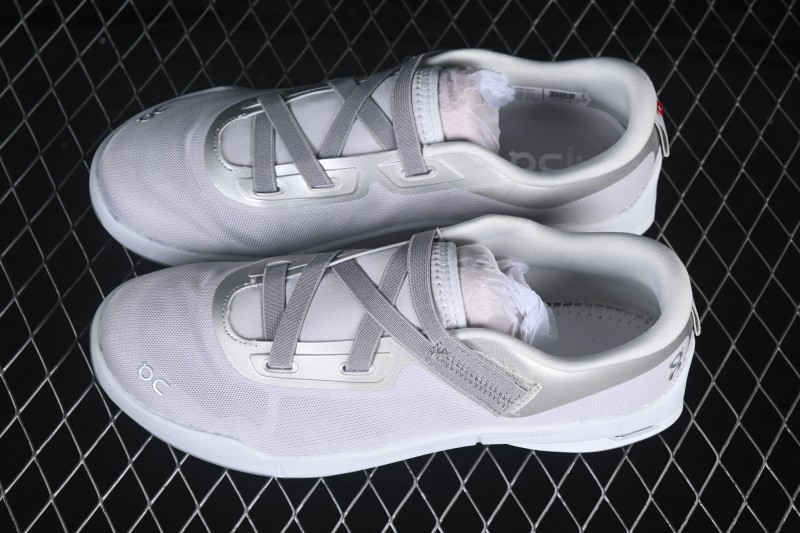 On Cloudnova Moon Comfortable Slip-Resistant Low-Top Casual Lifestyle Shoes Wolf Alloy