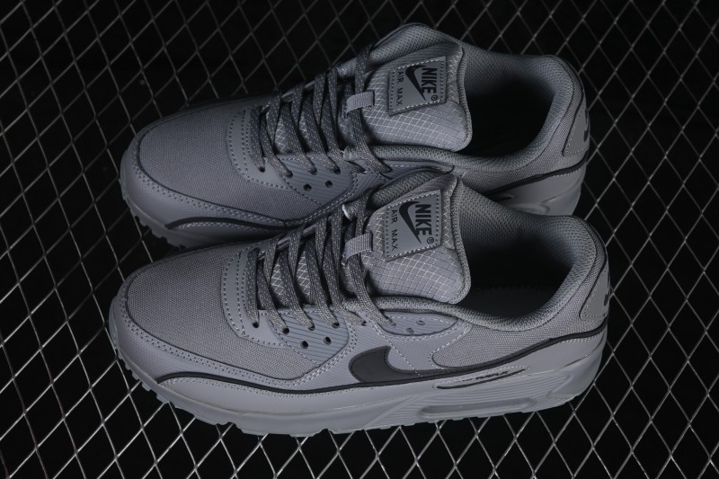 Nike Air Max 90 Retro Running Shoes with Half-Sole Air Cushion - HV4517-003