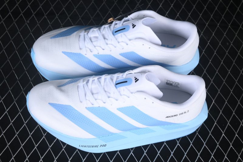 Adidas Adizero Evo 2 SL Lightweight Breathable Cushioned Running Shoes - JQ2852
