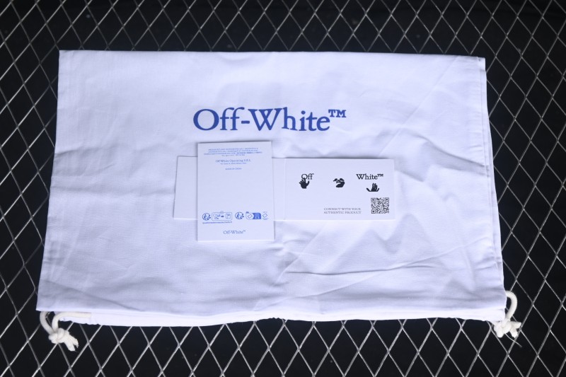 Off-White Virgil Abloh Retro Running Shoes with Translucent Green Accents - AJF6