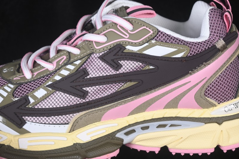 Off-White c/o Virgil Abloh Retro Running Shoes with Deconstructed Design - AJF6