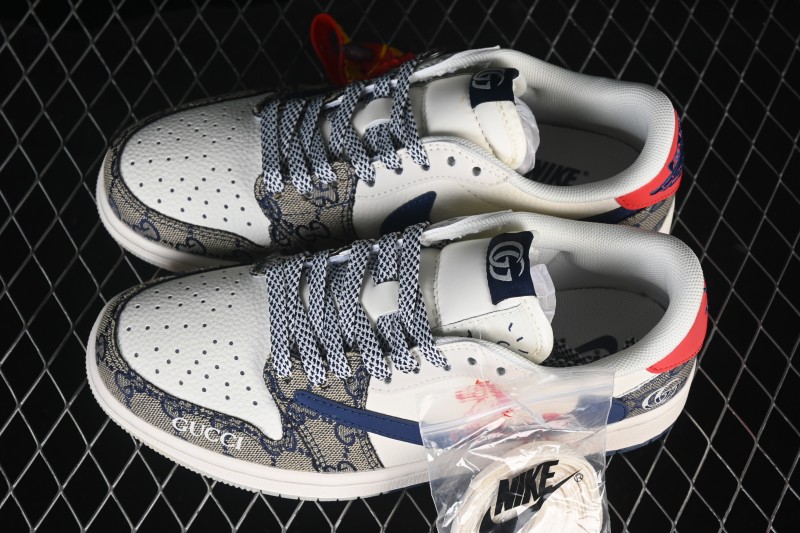 Nike Air Jordan 1 Low AJ1 Year of the Horse Co-Branded Custom Low-Top Retro Basketball Shoes - FF2026-118
