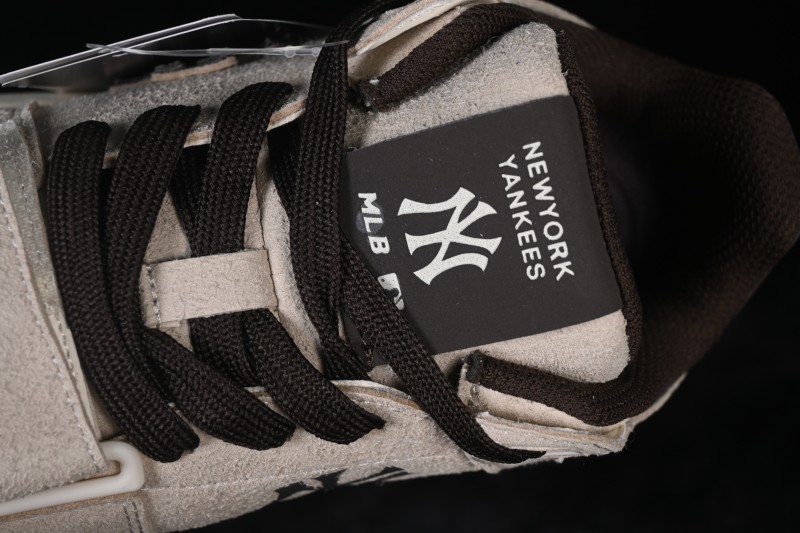 New York MLB Chunky Liner Mid Hairy New York Yankees Heightening Thick-Soled Running Shoes - 3ASXH015N50BGS