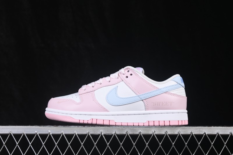Nike SB Dunk Low White Grey Pink Low-Top Casual Skateboarding Shoes - IB3484-001