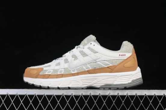 Nike P-6000 Prm Retro Running Shoes with Layered Design and Ultra-Light Construction - IQ1120-311