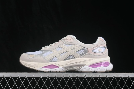 ASICS Gel-NYC 2.0 Running Shoes with Breathable Suede and Mesh Upper - 1203A895-101