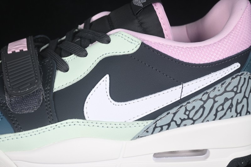 Nike Air Jordan Legacy 312 Low Basketball Shoes with Hook-and-Loop Strap Combination Upper - CD7069-007
