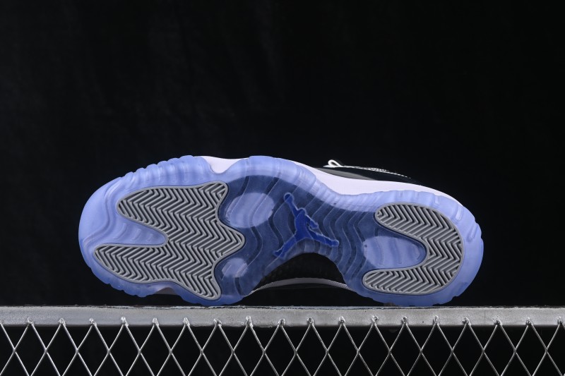 Nike Air Jordan 11 Retro Basketball Shoes with Metallic Silver Accents - CT8012-730