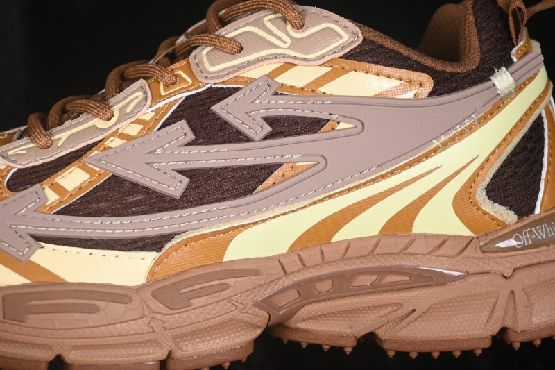 Off-White c/o Virgil Abloh Retro Running Shoes with Signature Design - AJF6
