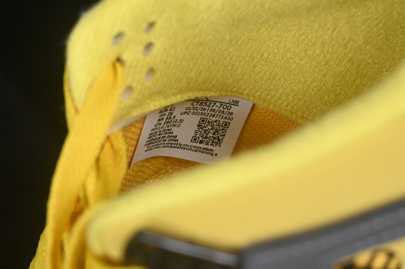 Nike Air Jordan 4 Retro 'Lightning' White Yellow Basketball Shoes - CT8527-700
