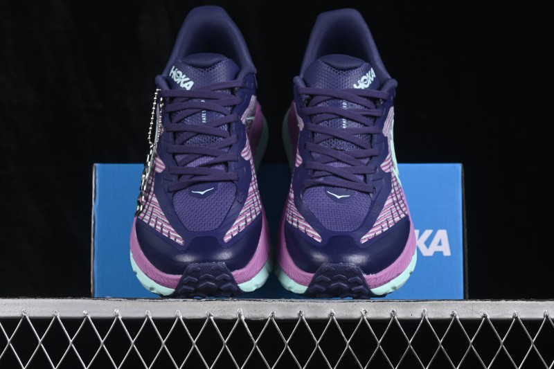 Hoka Mafate Speed 4 Ultralight Thick Sole Lightweight Trail Running Shoes - 1131056 NSOF