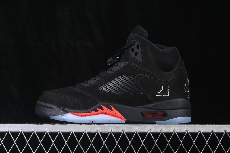 Air Jordan 5 Retro OG Halloween Black Glow-in-the-Dark Basketball Shoes - HQ7978-001