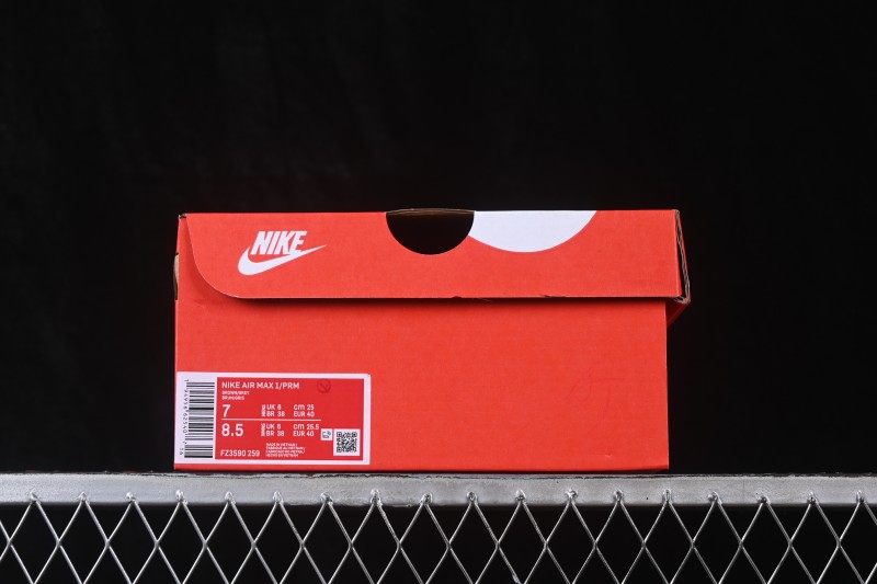 Nike Air Max 1 Retro Running Shoes with Half-Sole Air Cushion - FZ3590-259