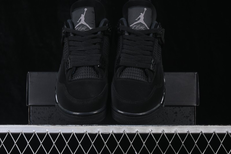 Nike Air Jordan 4 Retro Black Cat Basketball Shoes - CU1110-010