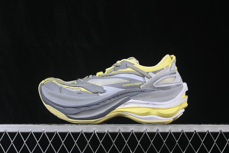 Balenciaga Jet Paris Embossed Print Round Toe Thick Sole Low Top Dad Shoes WMRTN1197