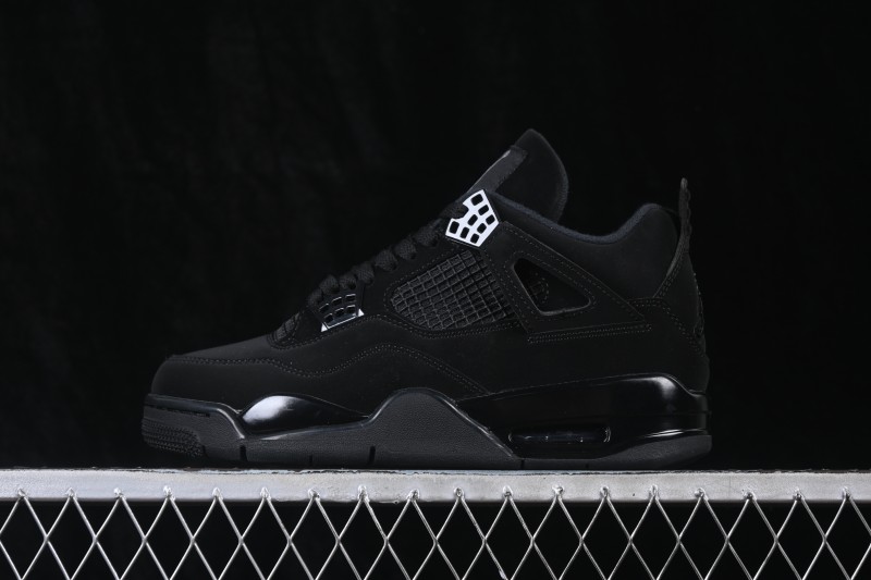 Nike Air Jordan 4 Retro Black Cat Basketball Shoes - CU1110-010