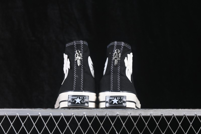 Converse Chuck 70s Chrome Hearts Collaboration High Top Canvas Shoes - 162058C