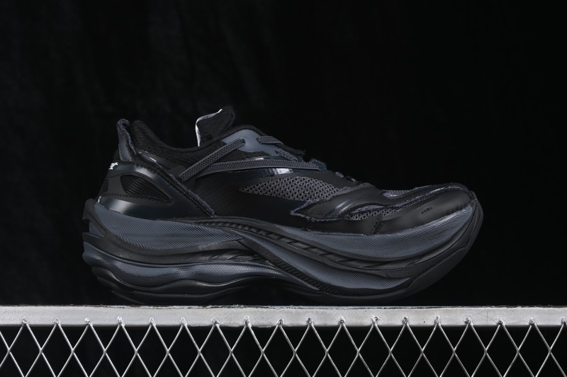 Balenciaga Jet Embroidered Print Round Toe Thick Sole Low Top Dad Shoes - WMRTN1000