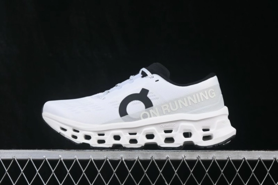 On Cloudmonster 3 Comfort Anti-Slip Wear-Resistant Cushioned Running Shoes White White