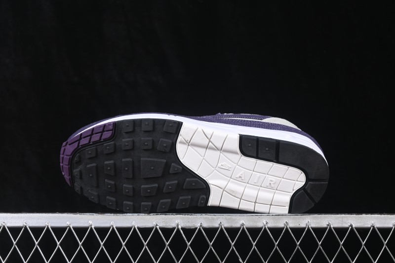 Nike Air Max 1 Retro Running Shoes with Half-Sole Air Cushion - 394505-100