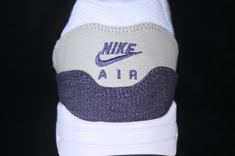 Nike Air Max 1 Retro Running Shoes with Half-Sole Air Cushion - 394505-100