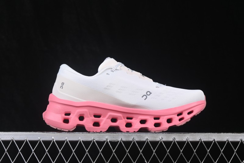 On Cloudmonster 3 Comfort Anti-Slip Wear-Resistant Cushioned Running Shoes - 3WG10035084 Ivory Camellia