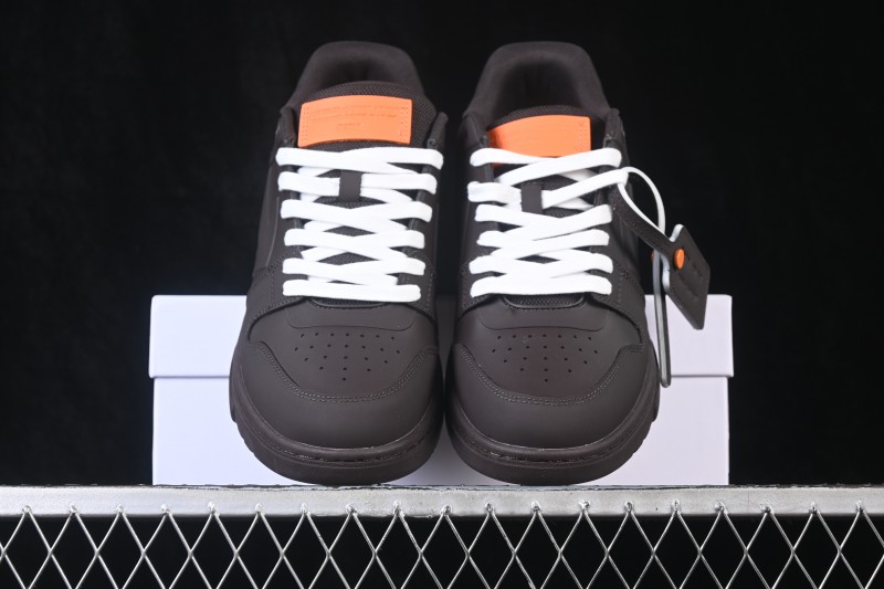Off-White Out Of Office Low-Top Fashion Sneakers Brown Black - AJD4