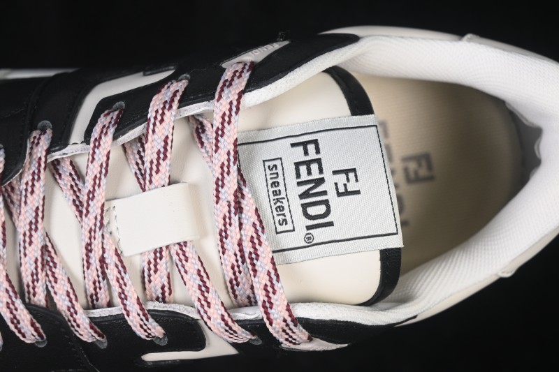 Fendi Match Round Toe Thick Sole Low-Top Casual Sneakers - AHH2F1FHS
