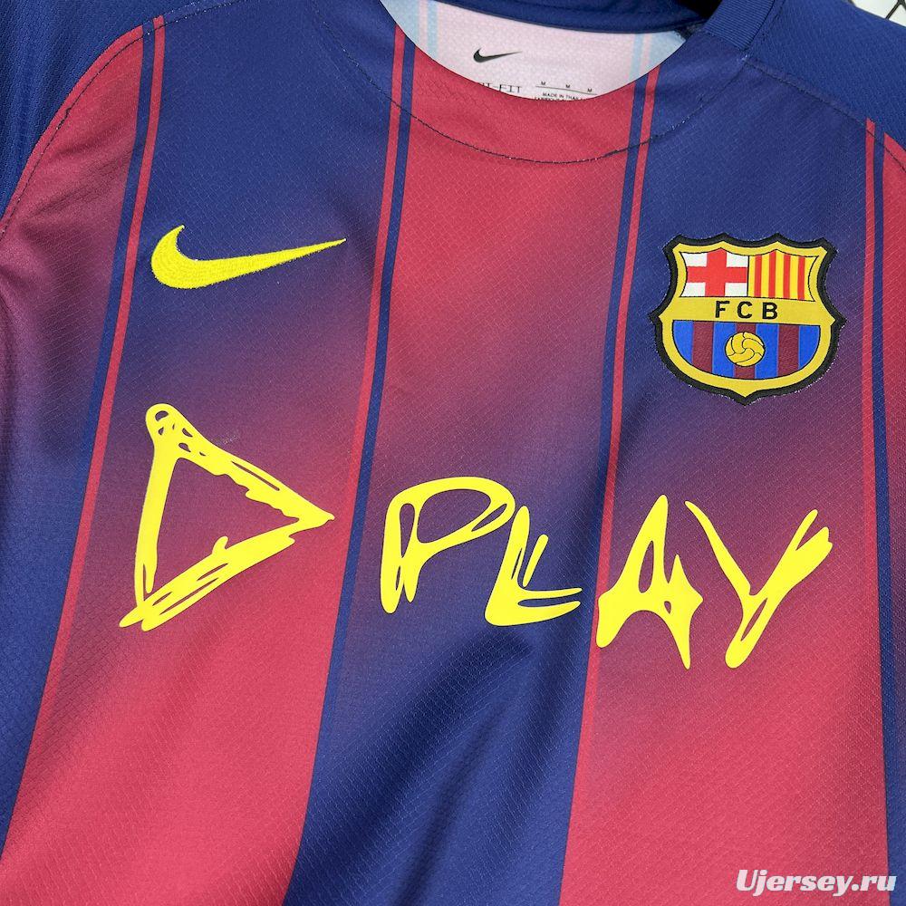 2025/26 Mens Barcelon X Ed Sheeran Home Jersey
