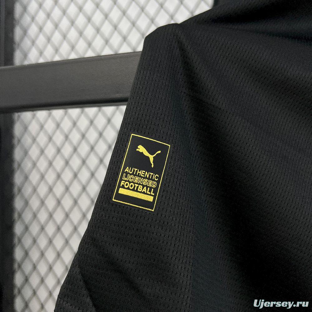 2025/26 Mens Manchester City Away Long Sleeve Jersey