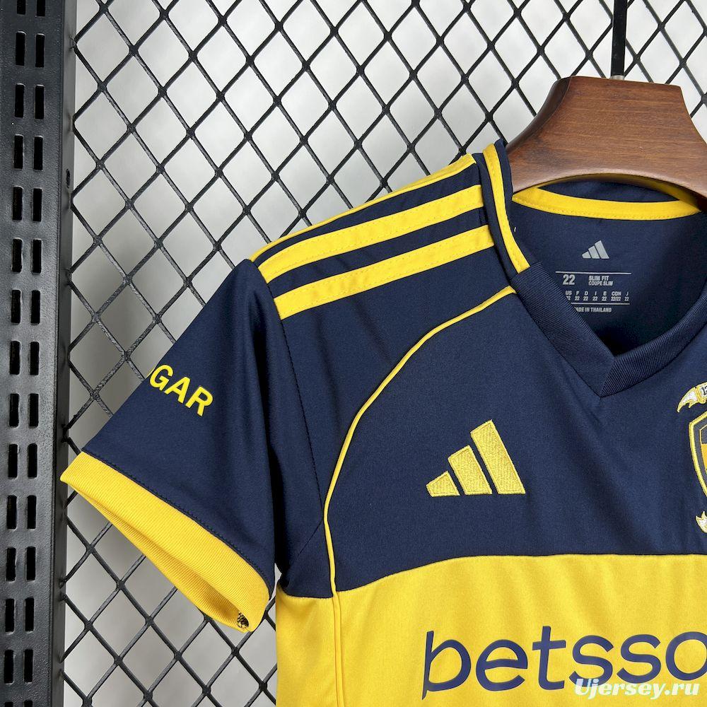 2025/26 Kids Boca Juniors Home Kit