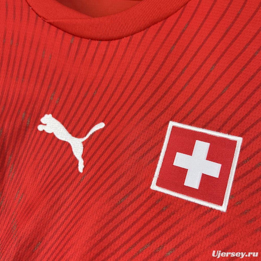 2026 Mens Switzerland World Cup Home Jersey