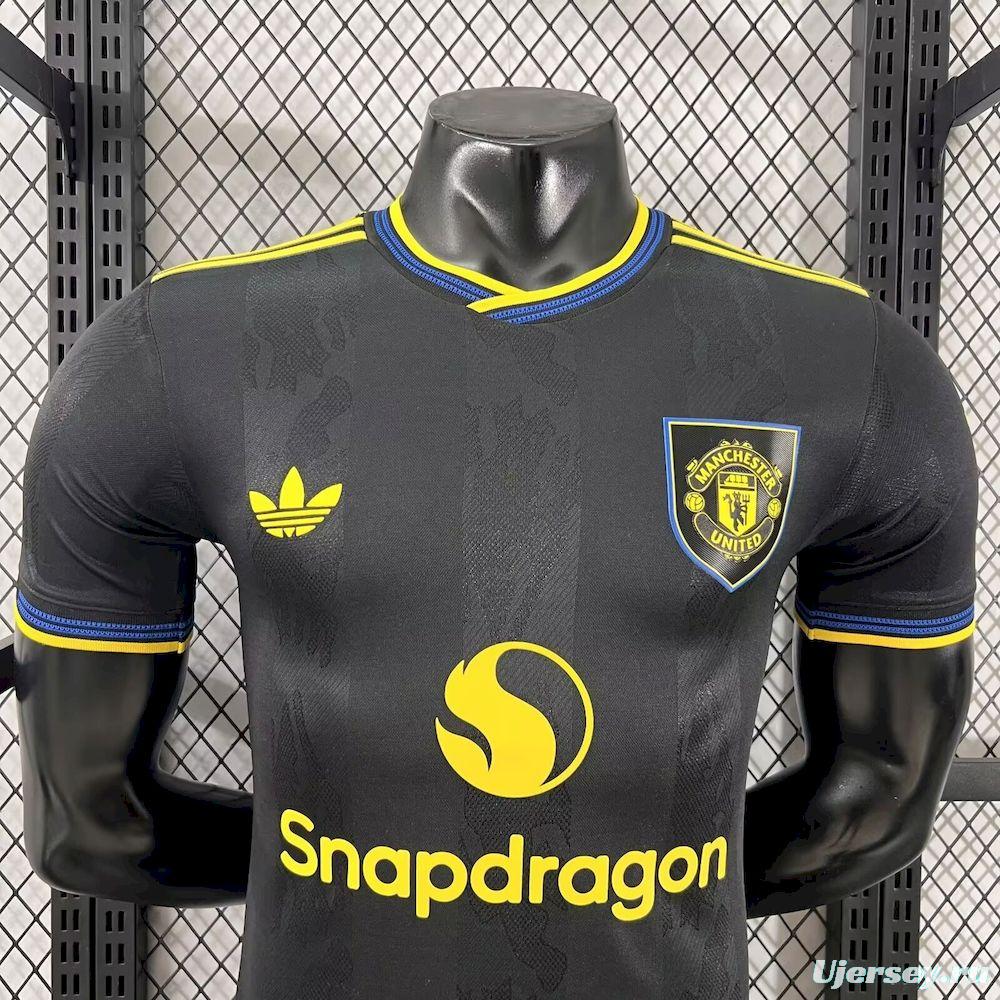2025/26 Player Version Mens Manchester United Third Jersey