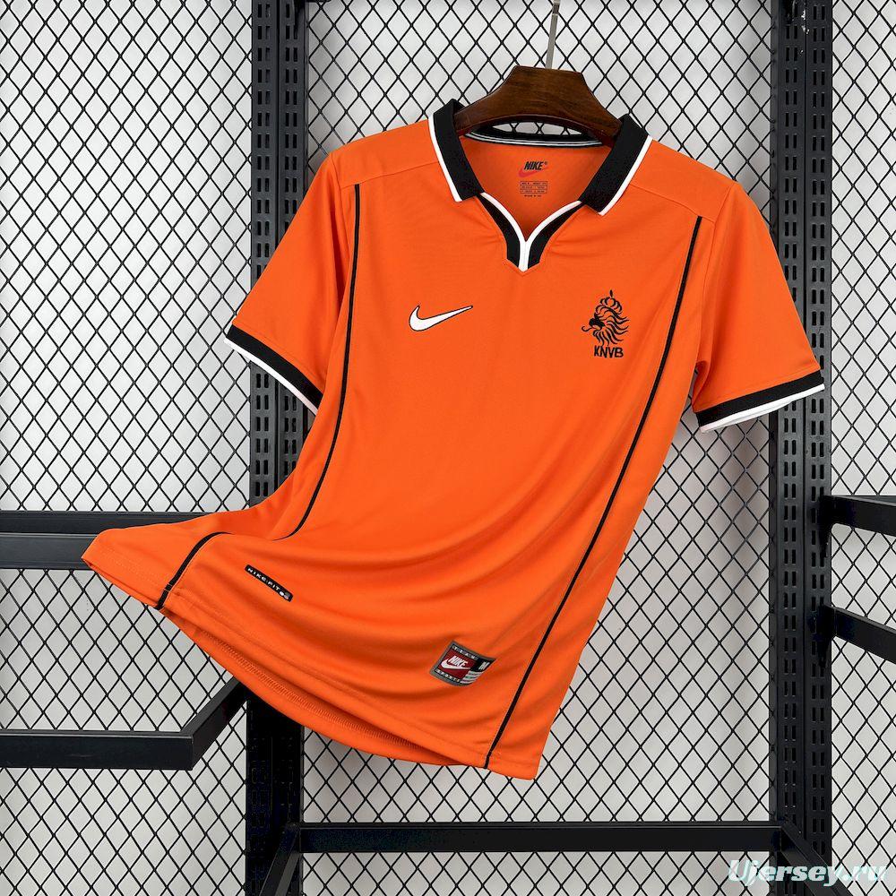 1998 Retro Netherlands Home Jersey