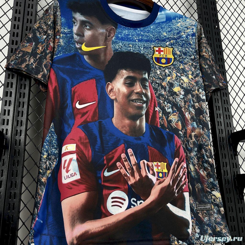 2025/26 Mens Barcelona LAMINE YAMAL Special Jersey
