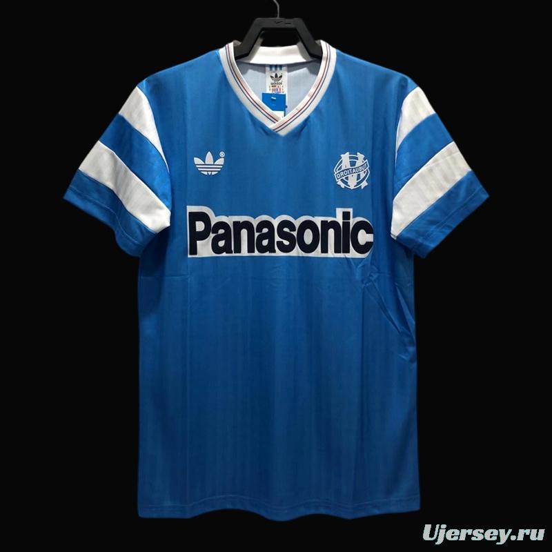 Retro 90/91 Olympique Marseille Away Soccer Jersey