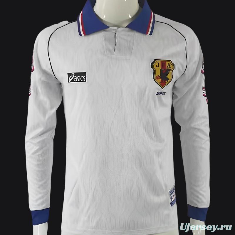 Retro 1998 Japan White Long Sleeve Jersey