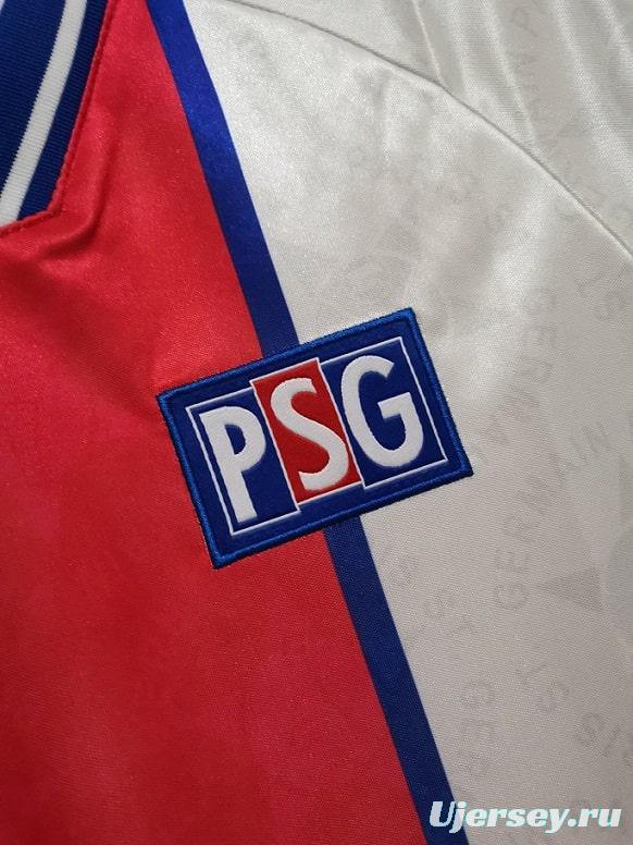 Retro 94/95 PSG White Away Jersey