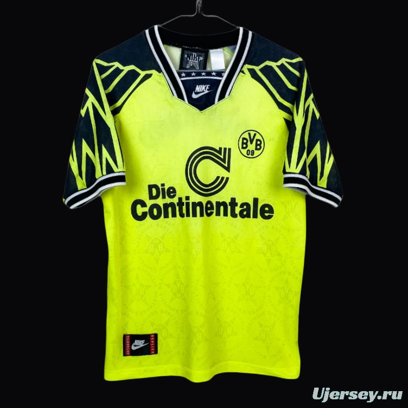 Retro 94/95 Borussia Dortmund Home Jersey